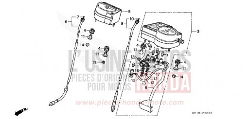 COMPTEUR MTX125RWF de 1985